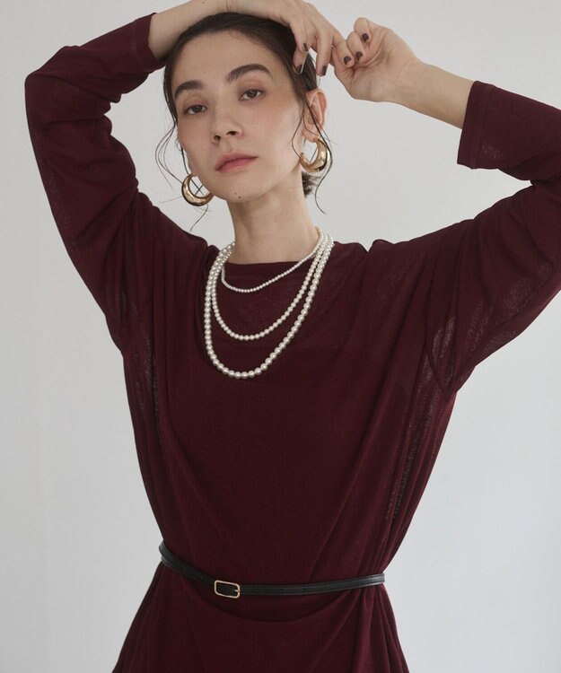 WEGO 【ANGIE VINTAGE】シアースラブロンTEE ワイン