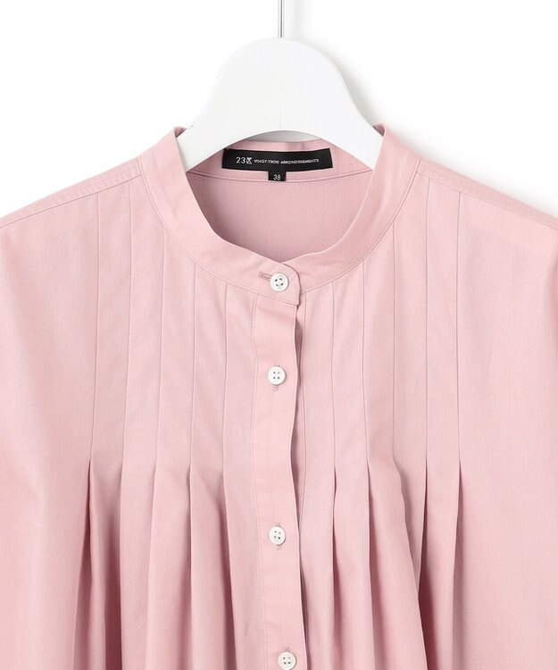 23区 【洗える】CANCLINI ボリュームデザイン ブラウス ピンク系