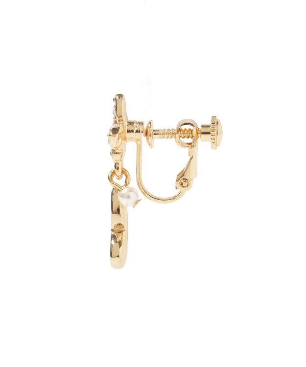 Maison de FLEUR バタフライシェルイヤリング Gold