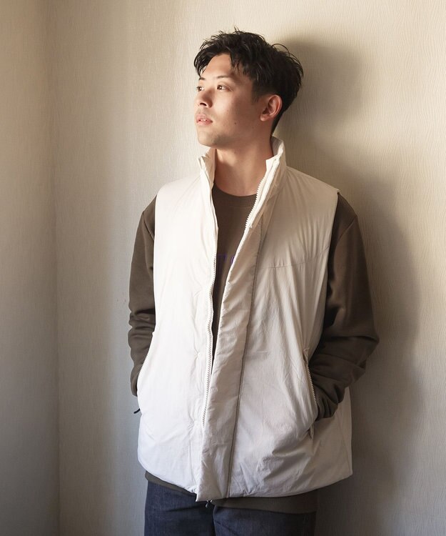 SHARE PARK MENS 【UNISEX】蓄熱中綿モンスターベスト（L・XLサイズ） オフホワイト