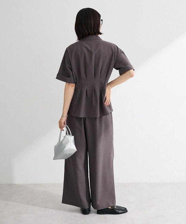 Green Parks ＳＥＴ２点　シャツパンツセットアップ Charcoal Gray