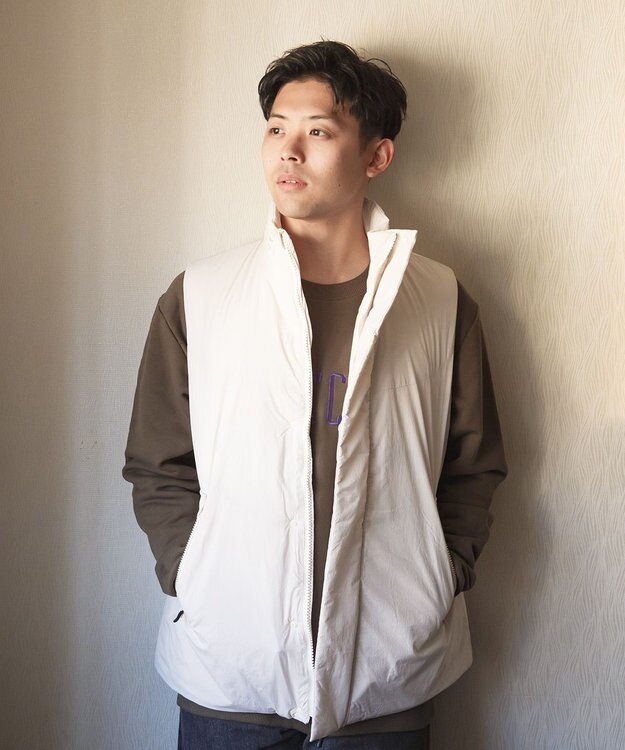 SHARE PARK MENS 【UNISEX】蓄熱中綿モンスターベスト（L・XLサイズ） オフホワイト