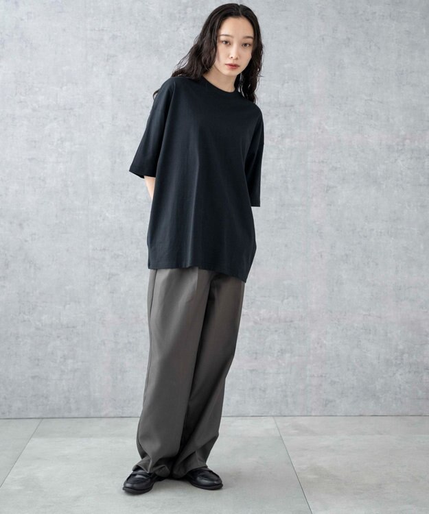 WEGO 【ユニセックス着用ITEM/綿100％/SMLXLサイズ】ビックコットンT ブラック