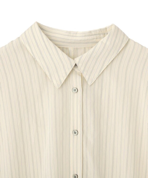 YECCA VECCA ストライプ柄シャツ Ivory