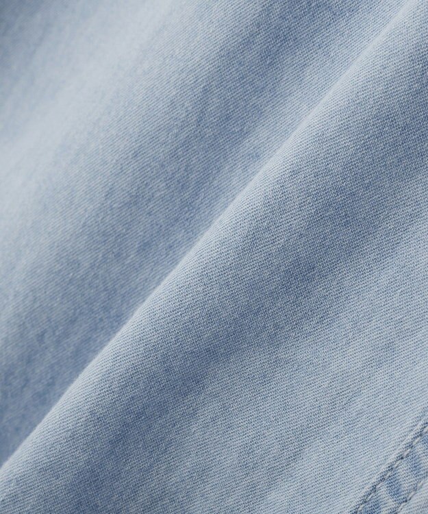 AMERICAN HOLIC Ｗポケット半袖デニムシャツ Light Indigo