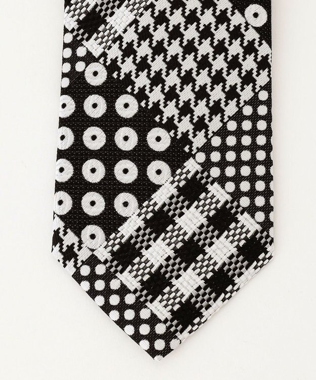 JOSEPH HOMME クラシックパッチワーク　ネクタイ ブラック系7