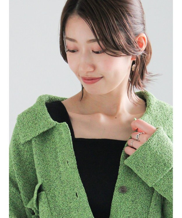 Te chichi テレコスクエアタンクトップ ブラック