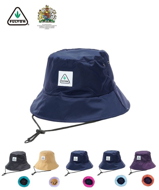 MOONBAT 【レイングッズ】 フルトン （FULTON） レインハット バイカラー レイン小物 サックスブルー