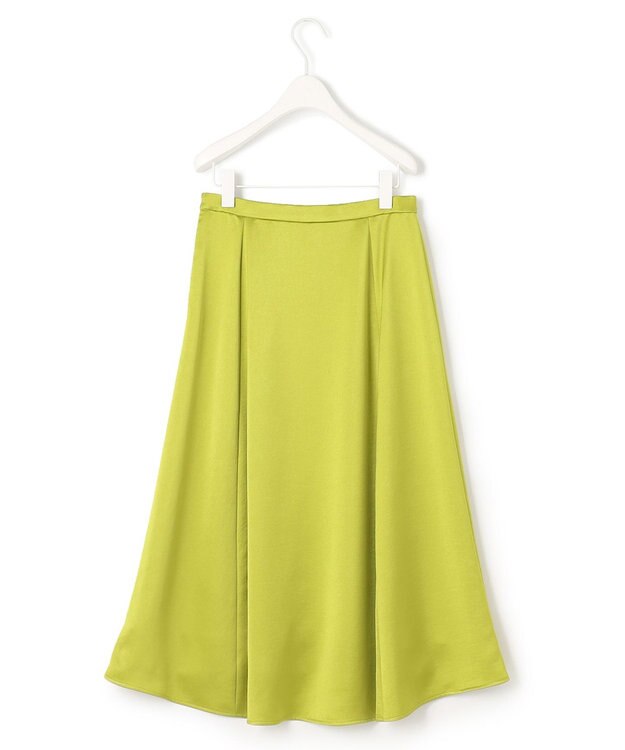 ICB 【洗える】 ヴィンテージヘビーサテン スカート ペア―系