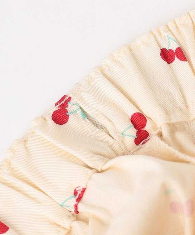 ANY KIDS 【洗濯機可能】スカラップショートパンツ エクリュ（サクランボ×ドット）