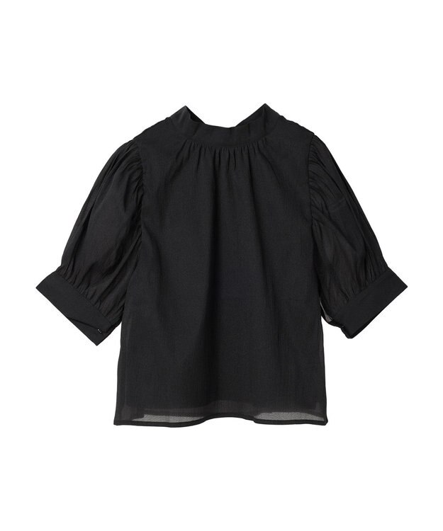 Green Parks ・ＥＬＥＮＣＡＲＥ　ＤＵＥ　バックリボンブラウス Off White