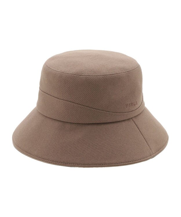 MOONBAT FURLA(フルラ) カーブ切り替え中つばハット 日本製 モカブラウン