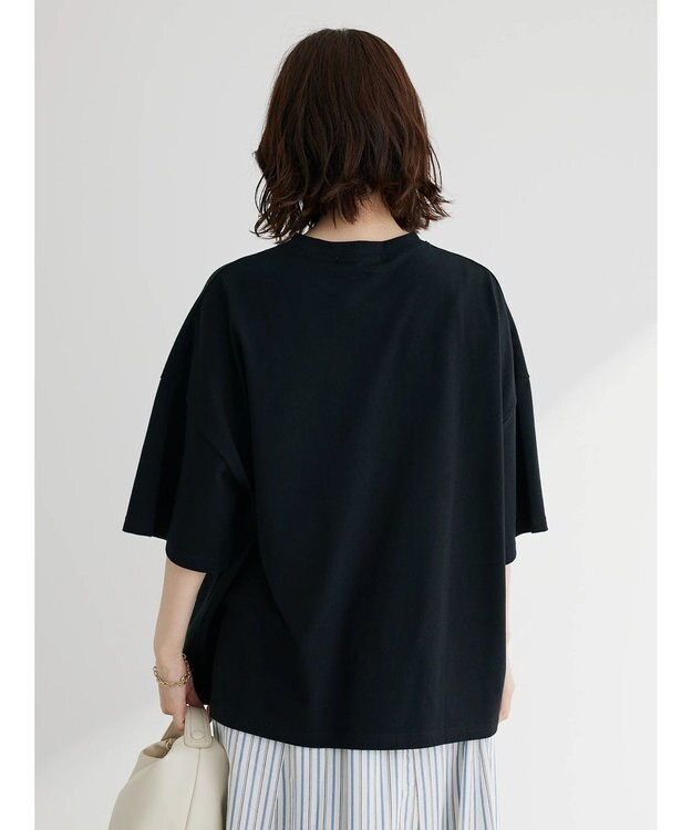 Green Parks ・Ｐｅｔｉｔ　Ｆｌｅｕｒ　ウェーブロゴｐｔＴシャツ Black