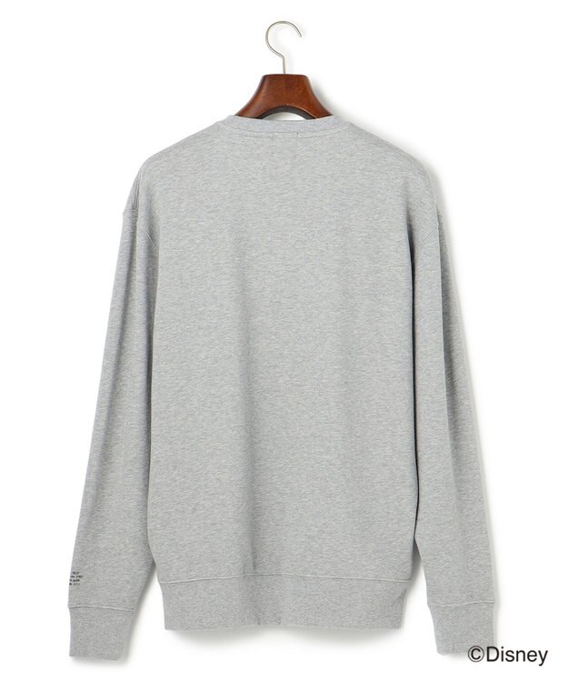 J.PRESS MEN 【DISNEY COLLECTION】【UNISEX】イラスト スウェットシャツ / ミッキーマウス ライトグレー系