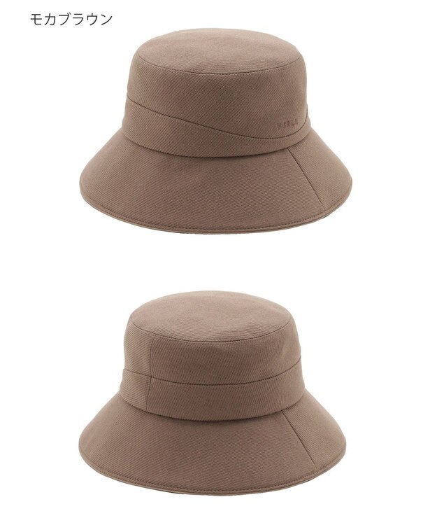 MOONBAT FURLA(フルラ) カーブ切り替え中つばハット 日本製 モカブラウン