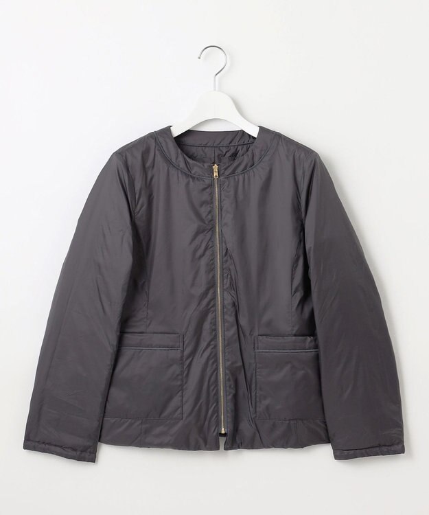 自由区 【洗える】リバーシブルライトダウン ジャケット スレート