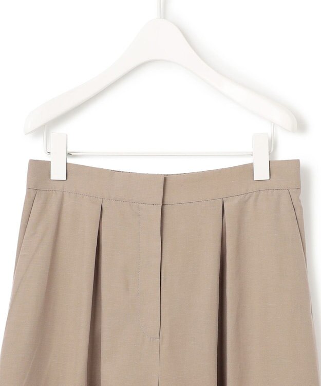 ICB 【一部カラーのみ接触冷感・洗える】UnleashLite タックパンツ クリームブラウン系