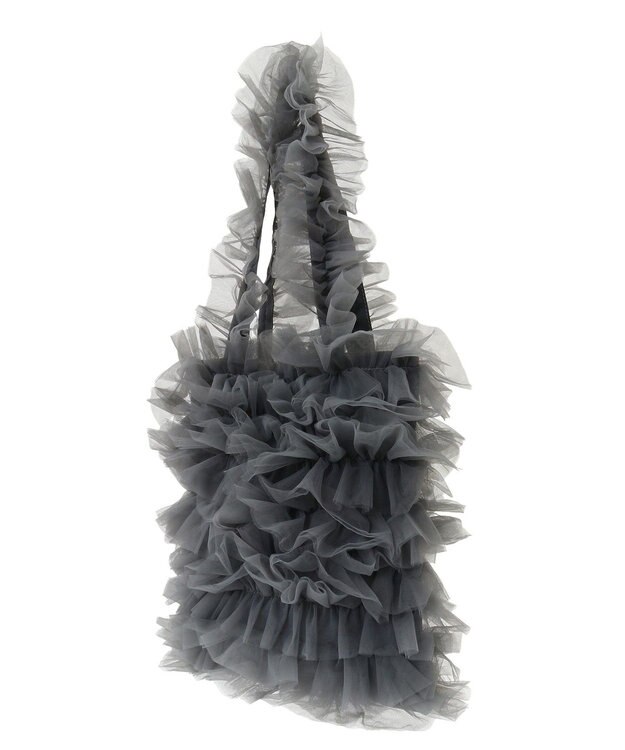 Green Parks ＯＴＯ．ＨＡ．　チュールフリルＡ４トートバッグ Gray