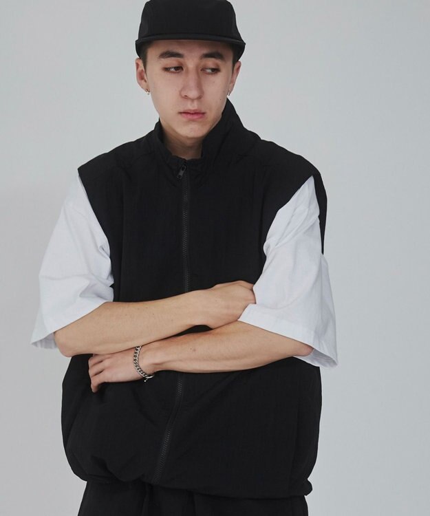 WEGO ナイロンベスト ブラック