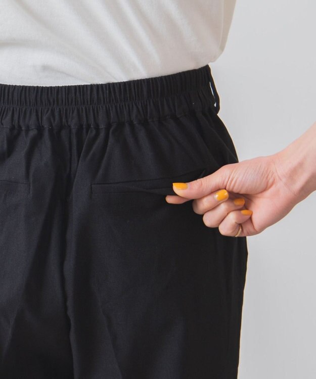 WEGO テーパードスラックスパンツ ブラック