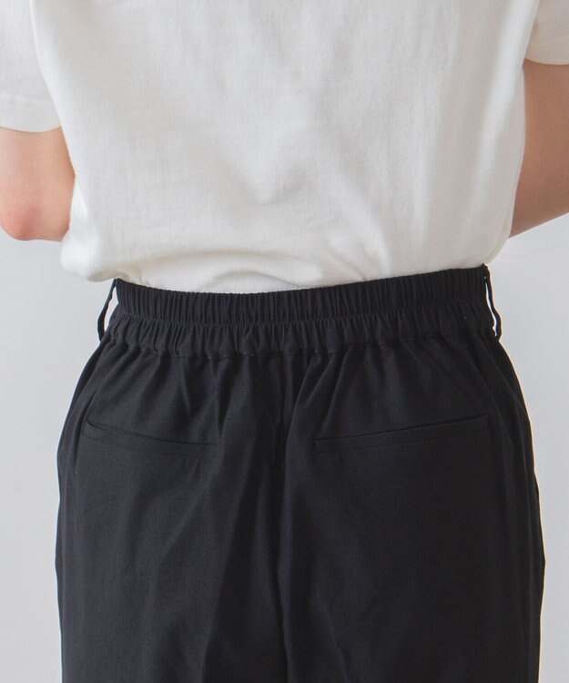 WEGO テーパードスラックスパンツ ブラック