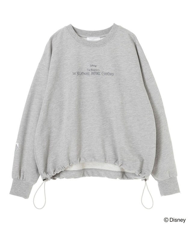 Green Parks ナイトメア／裾ドロストミニ裏毛プルオーバーⅡ Gray Mixture