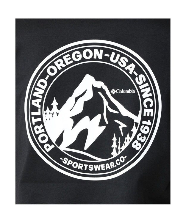 Columbia Columbia/ アーバンハイクグラフィックショートスリーブTシャツ /コロンビア Black、 Back Print