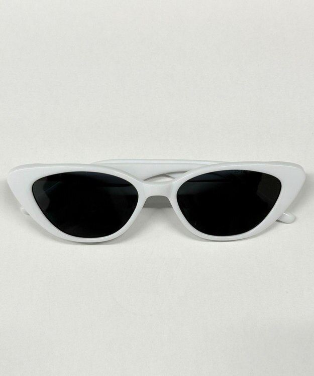 WEGO キャットフレームカラーアイウェア ホワイト