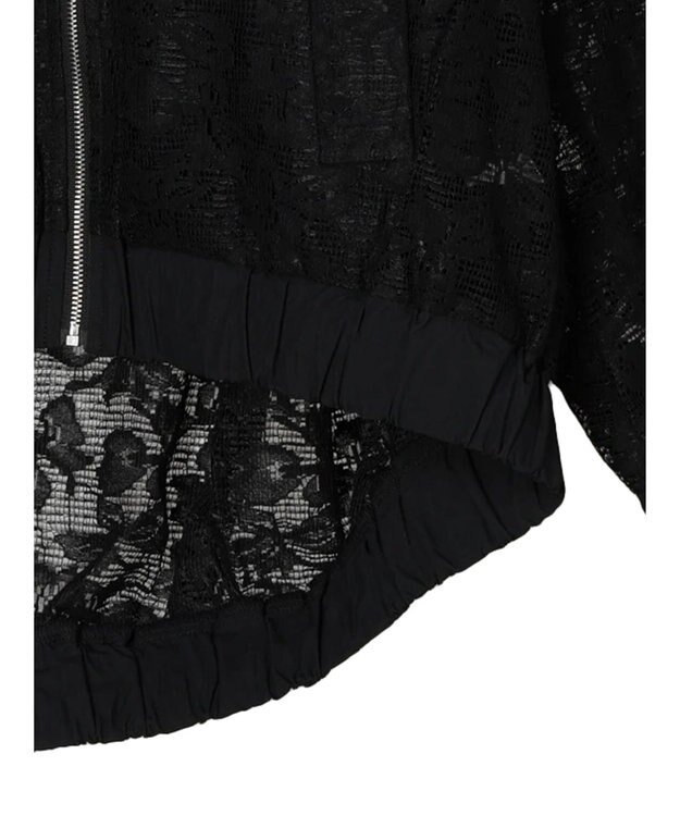 Green Parks ２ＷＡＹ　レースブルゾン Black