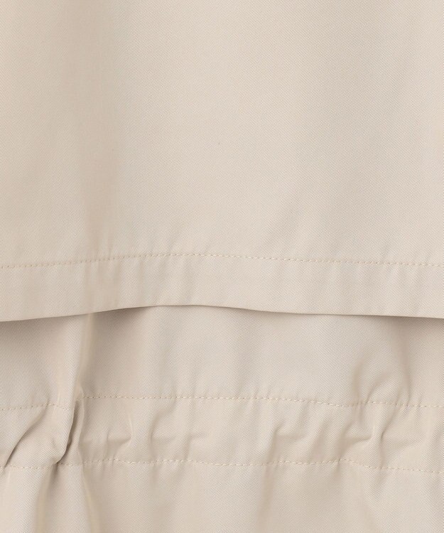 23区 S 【洗える】ライトツイル ノーカラーコート ベージュ系