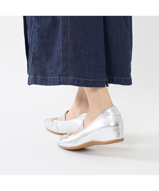 Riz raffinee <Riz raffinee>【3E】バレエスニーカー シルバー