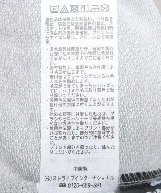 Green Parks ナイトメア／裾ドロストミニ裏毛プルオーバーⅡ Gray Mixture