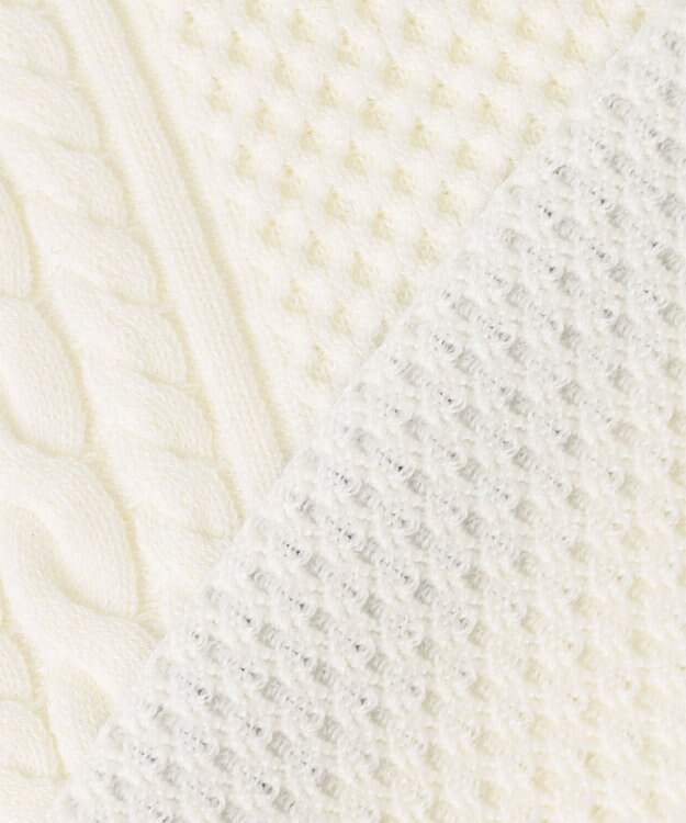 23区GOLF 【WOMEN】【洗える】ニットベスト ホワイト系