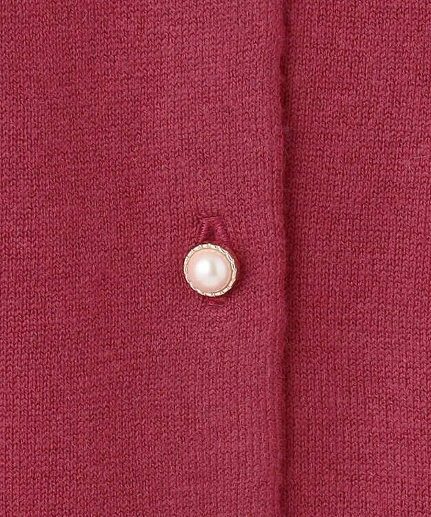 ANY SIS 【前後着用可能】2WAYパフスリーブ カーディガン ローズピンク