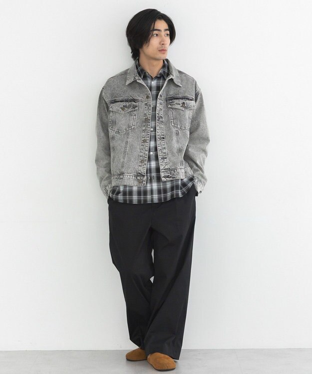 CRAFT STANDARD BOUTIQUE ワンタックチノスラックス Black