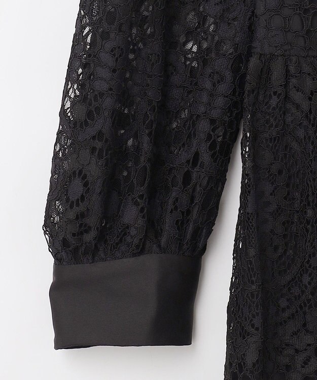 GRACE CONTINENTAL レースボウタイワンピース ブラック
