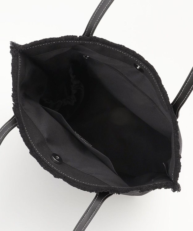 LA BAGAGERIE 【MONICA】A4フリンジキャンバストート ブラック