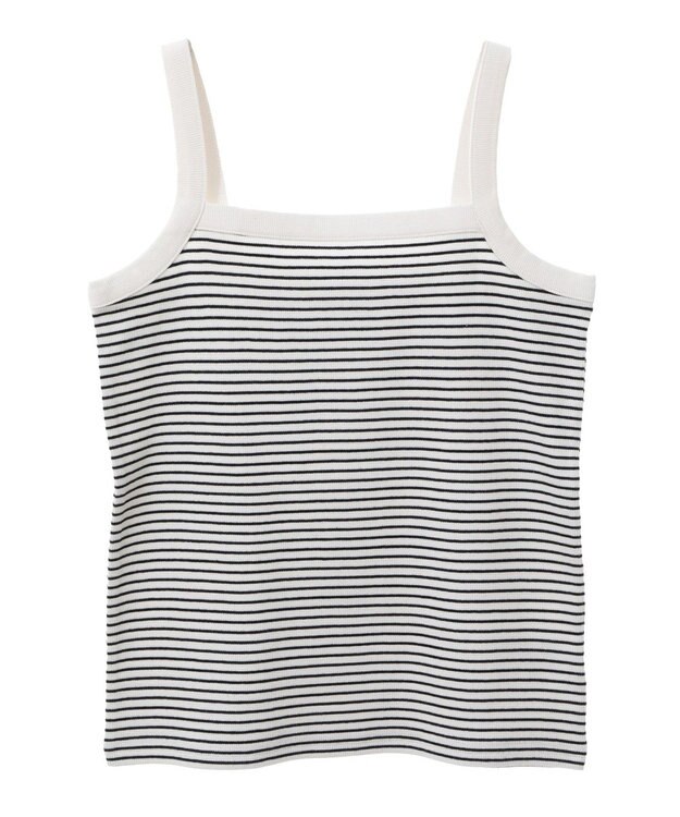 earth music&ecology ＳＥＴ２点リブアンサンブル Border Ivory