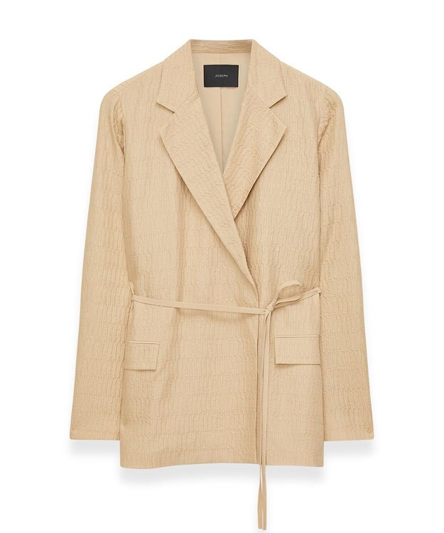 JOSEPH ジベリーナ　ダブルブレステッドジャケット Sesame