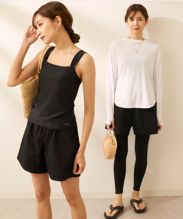 OP／FILA 【FILA】リゾート＆カバーアップ 4点セット水着 ホワイト