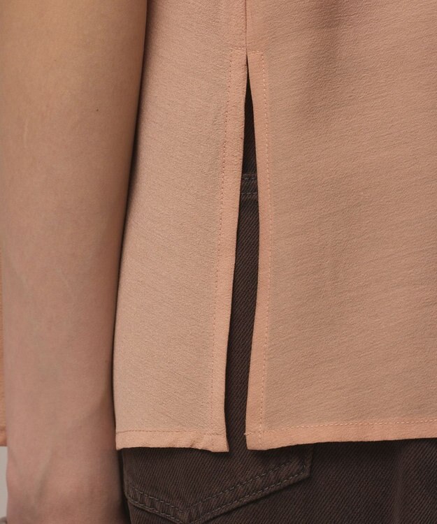 GRACE CONTINENTAL パターンレースカラーブラウス ピンク