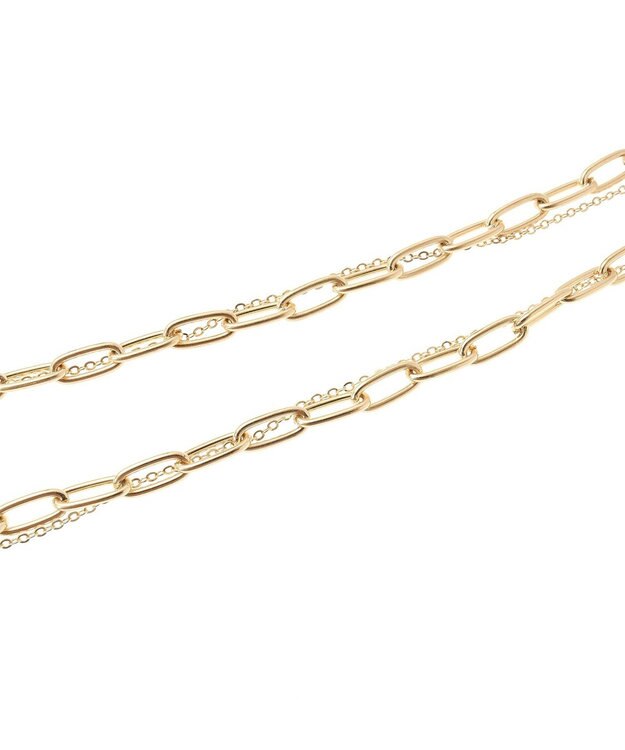 AMERICAN HOLIC 2連ドロップトップネックレス Gold
