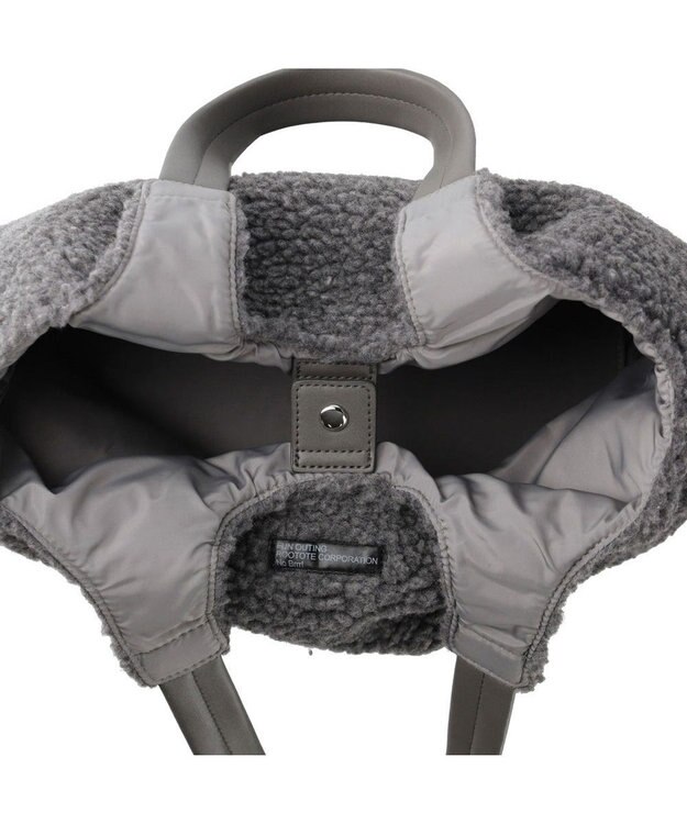 ROOTOTE 1335【肩掛け・A4サイズ収納】LT.デリ.ラウンド.ボア-A 03：グレー