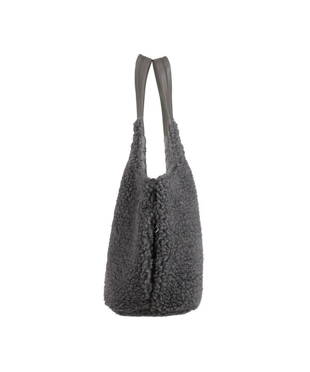 ROOTOTE 1335【肩掛け・A4サイズ収納】LT.デリ.ラウンド.ボア-A 03：グレー