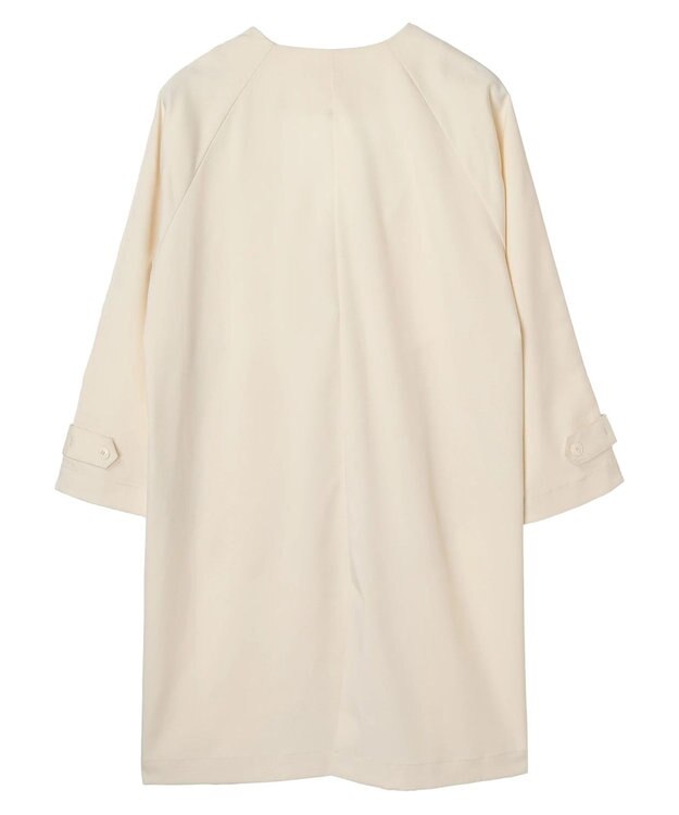 Green Parks 撥水加工　ケア楽着流しコート Ecru