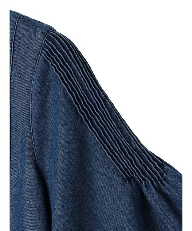 AMERICAN HOLIC デニムフレアシャツワンピース Indigo