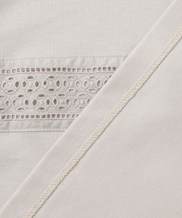 J.PRESS LADIES レーシーコンビ カットソー グレージュ系