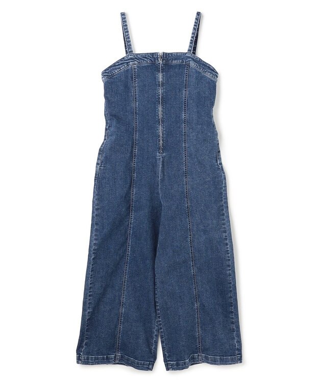UNFILO L UNFILO DENIM オールインワン ミッドブルー