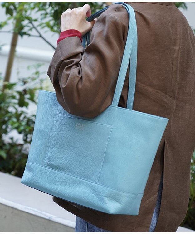 YUSHI EPICE-TOTEBAG　トートバッグ ライトブルー
