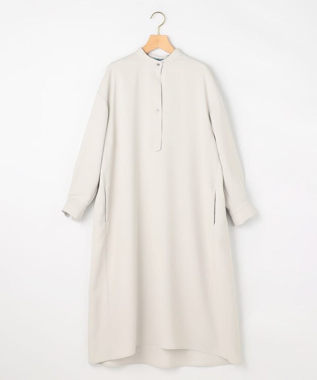 組曲 S ウーステッドライク ワンピース ライトグレー系